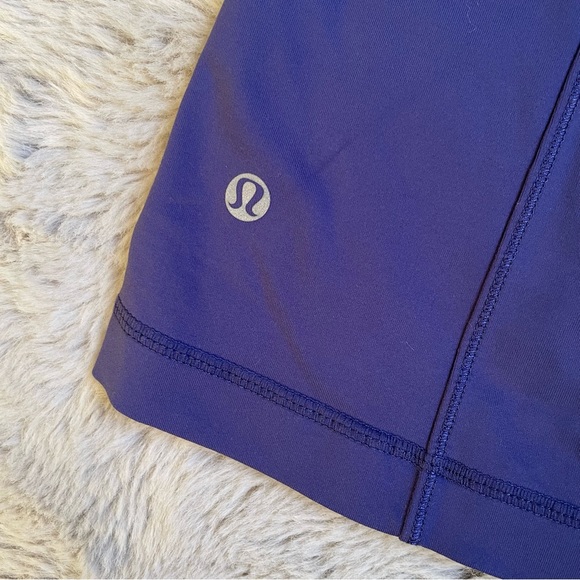 Lululemon Warrior 1 Double Strap Yoga Workout hot Tank Top size 4 purple layered - Picture 4 of 15